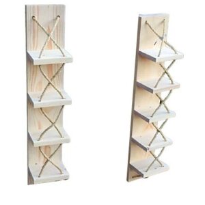 Drewniany stojak na wino – naturalny wieszak na butelki do kuchni Drewniany stojak na wino – naturalny wieszak na butelki do kuchni