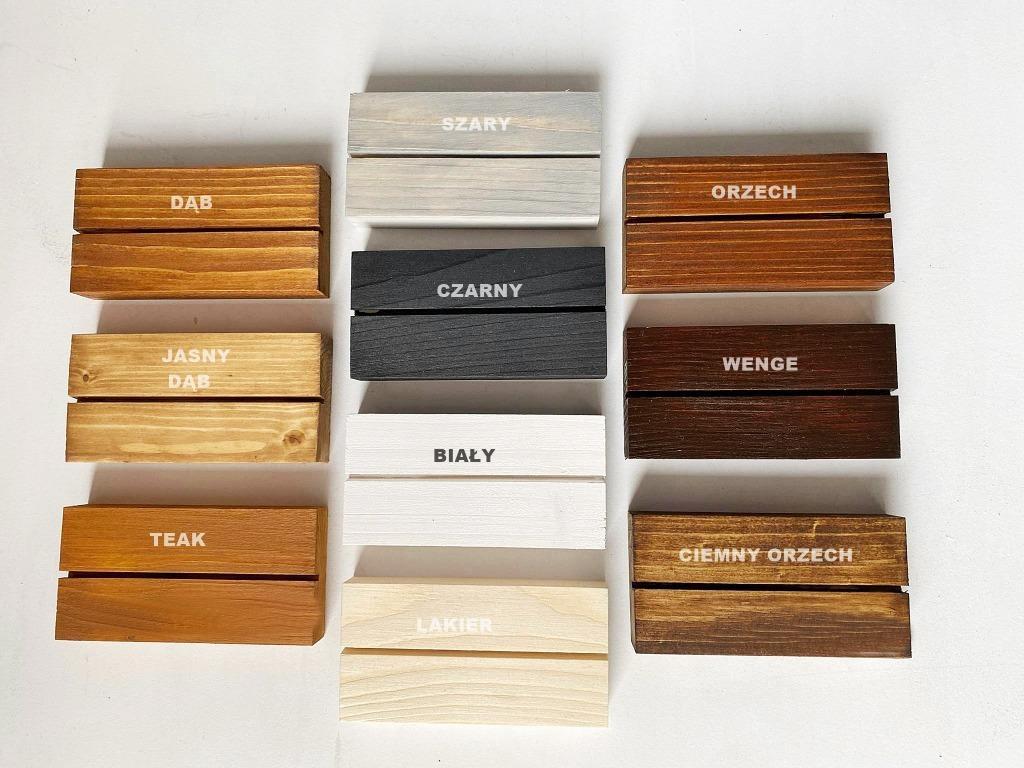 Wąski regał balkonowy na kwiaty - drewniana podstawka na doniczki - obrazek 6